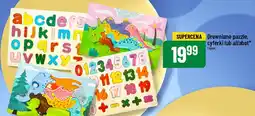 Polomarket Drewniane puzzle, cyferki lub alfabet oferta