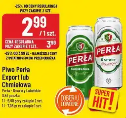 Polomarket Piwo Perła Export lub Chmielowa oferta