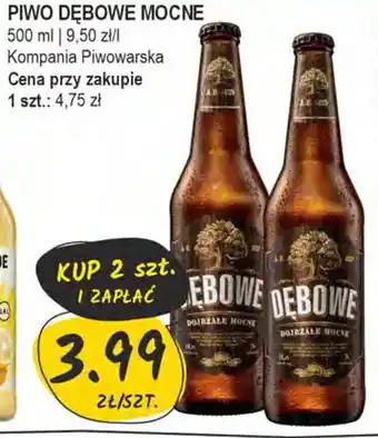 Słoneczko Piwo Dębowe Mocne oferta