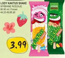 Lody Kaktus Shake