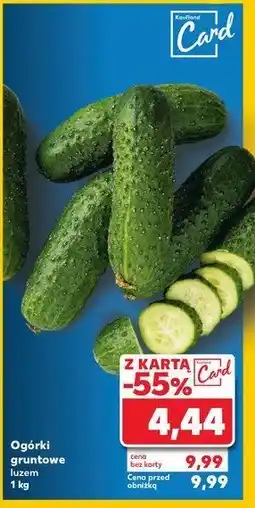 Kaufland Ogórki gruntowe oferta