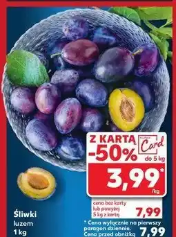 Kaufland Śliwki oferta