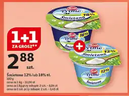 Auchan Śmietana 18 % Zott primo oferta