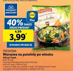Lidl Warzywa na patelnię po włosku Freshona oferta