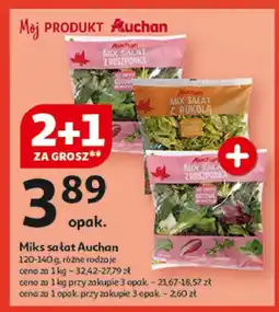 Auchan Mix sałat z rukolą Auchan oferta