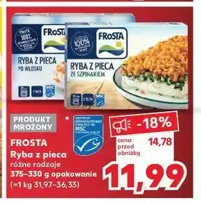 Kaufland Ryba z pieca ze szpinakiem Frosta oferta