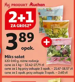 Auchan Mix sałat z sałatą lodową Auchan oferta