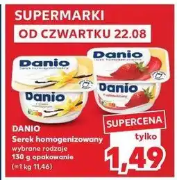 Kaufland Serek truskawkowy Danone danio oferta