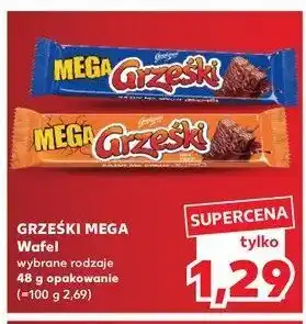 Kaufland Wafelek toffi w czekoladzie mlecznej Grześki mega oferta