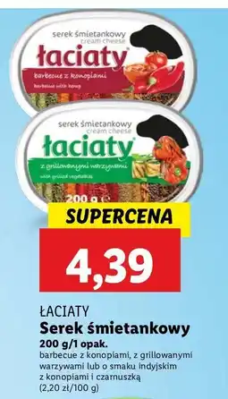 Lidl Serek śmietankowy indyjski z konopiami i czarnuszką Łaciaty oferta