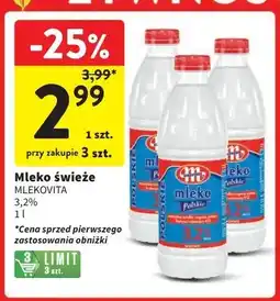 Intermarche Mleko polskie 3.2% Mlekovita oferta