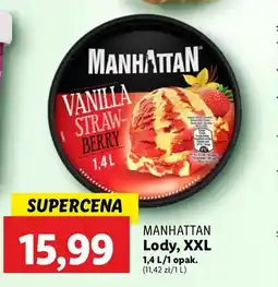 Lidl Lody strawberry & vanilla Nestle manhattan Manhattan (nestle) oferta