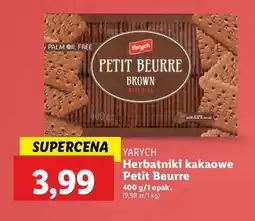 Lidl Herbatniki kakaowe Yarych oferta