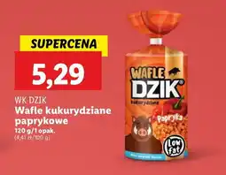 Lidl Wafle kukurydziane paprykowe Dzik oferta