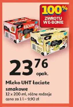 Auchan Mleko waniliowe Łaciate oferta