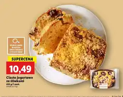 Lidl Ciasto jogurtowe ze śliwkami oferta