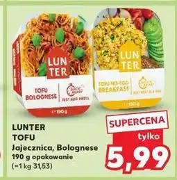 Kaufland Tofu no-egg breakfast Lunter oferta