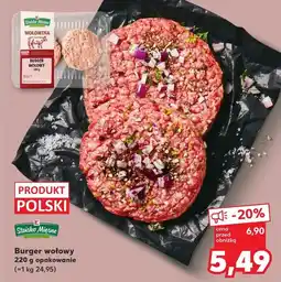 Kaufland Burger wołowy Stoisko mięsne oferta
