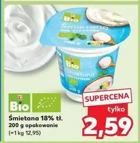 Kaufland Śmietana 18 % K-classic bio oferta