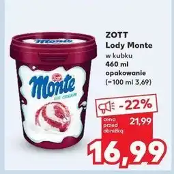 Kaufland Lody Zott monte oferta