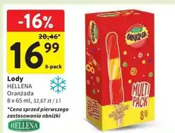 Intermarche Lód świderek Hellena oranżada oferta