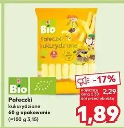 Kaufland Pałeczki kukurydziane K-classic bio oferta