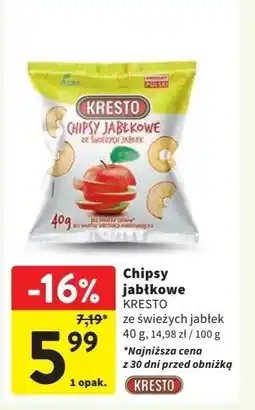 Intermarche Chipsy jabłkowe Kresto oferta