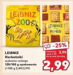 Kaufland Herbatniki Leibniz minis choco Leibniz bahlsen oferta