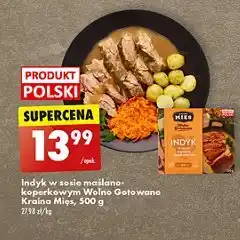 Biedronka Indyk w sosie maślano-koperkowym wolno gotowane Kraina mięs oferta