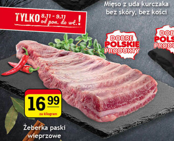 Gram Market Żeberka paski wieprzowe 1kg oferta