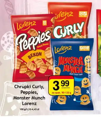 Gram Market Chrupki Curly, Peppies, Monster Munch 90-120g oferta