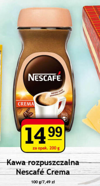 Gram Market Kawa rozpuszczalna Nescafe Crema 200g oferta