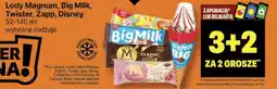 Delikatesy Centrum Lody Magnum, Big Milk, Twister, Zapp, Disney oferta