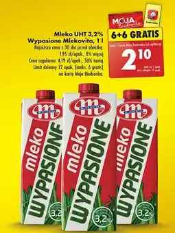 Biedronka Mleko UHT 3.2% Wypasione oferta