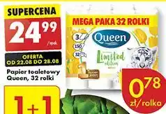 Biedronka Papier toaletowy Queen oferta