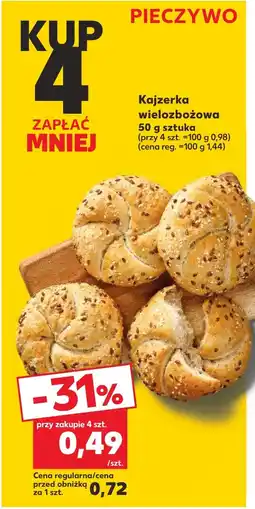 Kaufland Kajzerka wielozbożowa oferta