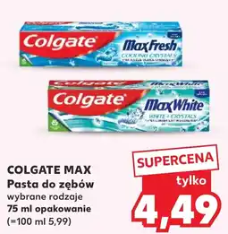 Kaufland COLGATE MAX Pasta do zębów oferta
