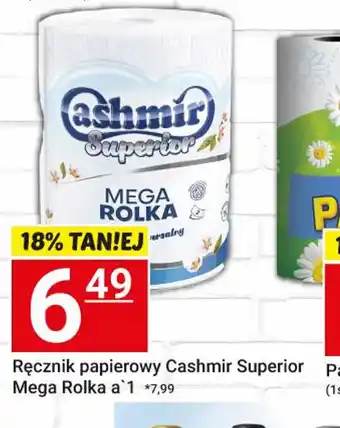 Hitpol Ręcznik papierowy Cashmir Superior Mega Rolka oferta