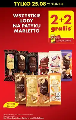 Biedronka Lód chocolate lava Marletto oferta