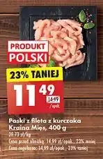 Biedronka Paski z fileta kurczaka Kraina Mięs oferta