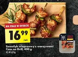 Biedronka Szaszłyk wieprzowy z warzywami Czas Na Grill oferta