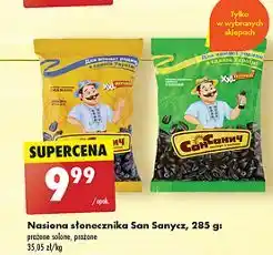 Biedronka Słonecznik prażony San Sanycz oferta
