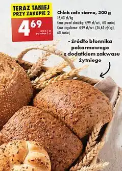 Biedronka Chleb całe ziarno oferta