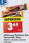 Biedronka Kabanos wieprzowy Tarczyński Exclusive Go! oferta