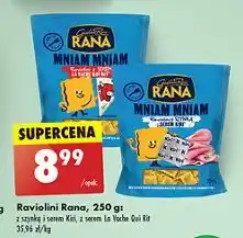 Biedronka Raviolini z szynką i serem kiri Giovanni Rana oferta