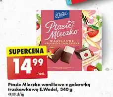 Biedronka Czekoladki waniliowe z galaretką truskawkową E. Wedel Ptasie Mleczko oferta