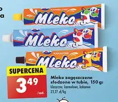 Biedronka Mleko zagęszczone mleczne Jal oferta