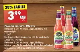 Biedronka Piwo Somersby Blackberry & Lime oferta
