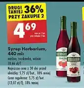 Biedronka Syrop malina Herbarium oferta