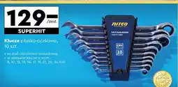 Biedronka Zestaw kluczy płasko-oczkowych z grzechotką Niteo Tools oferta